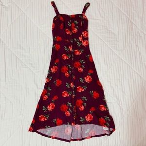 Hollister Button-Front Midi Dress XS